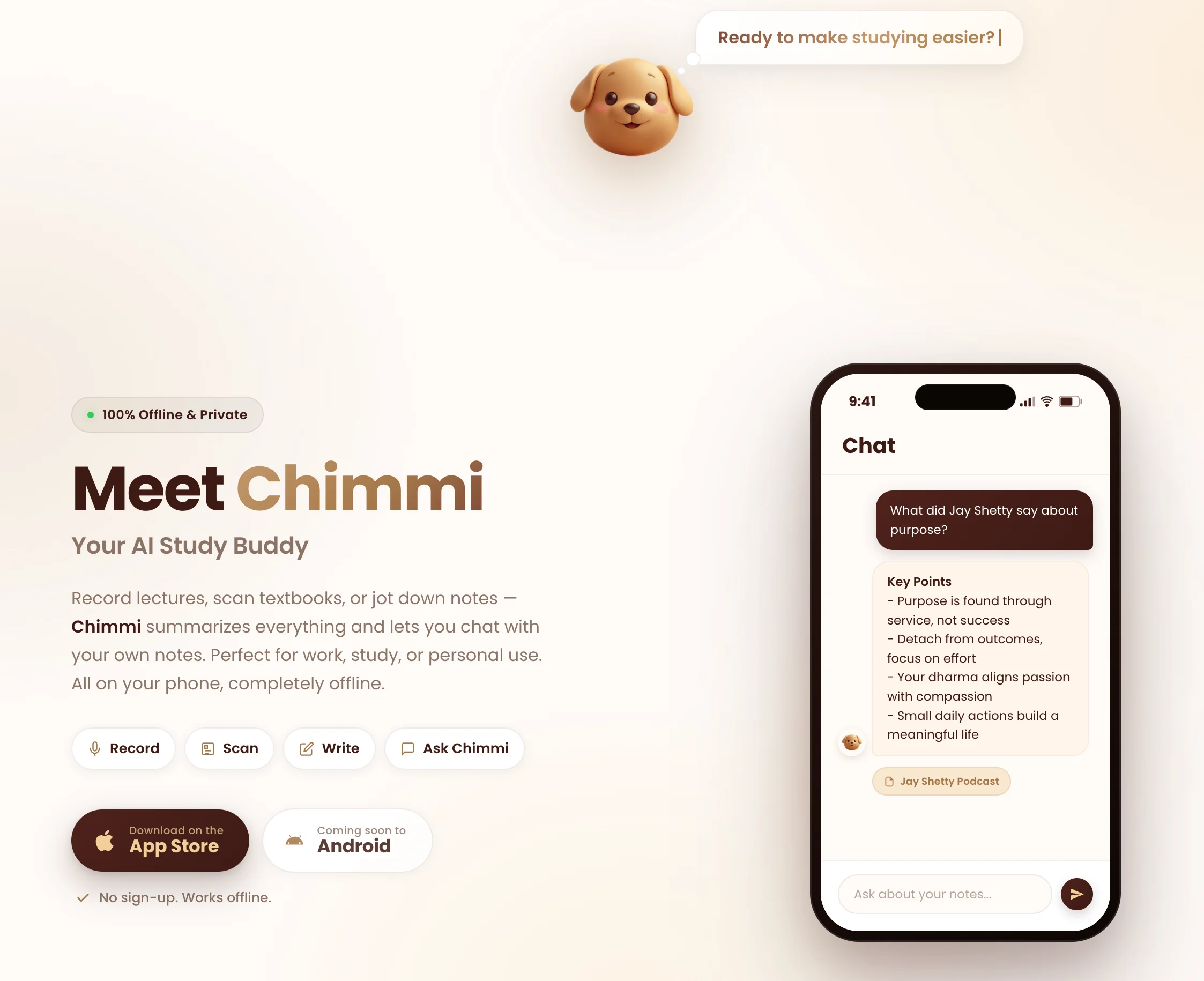 Chimmi — Your AI Study Buddy